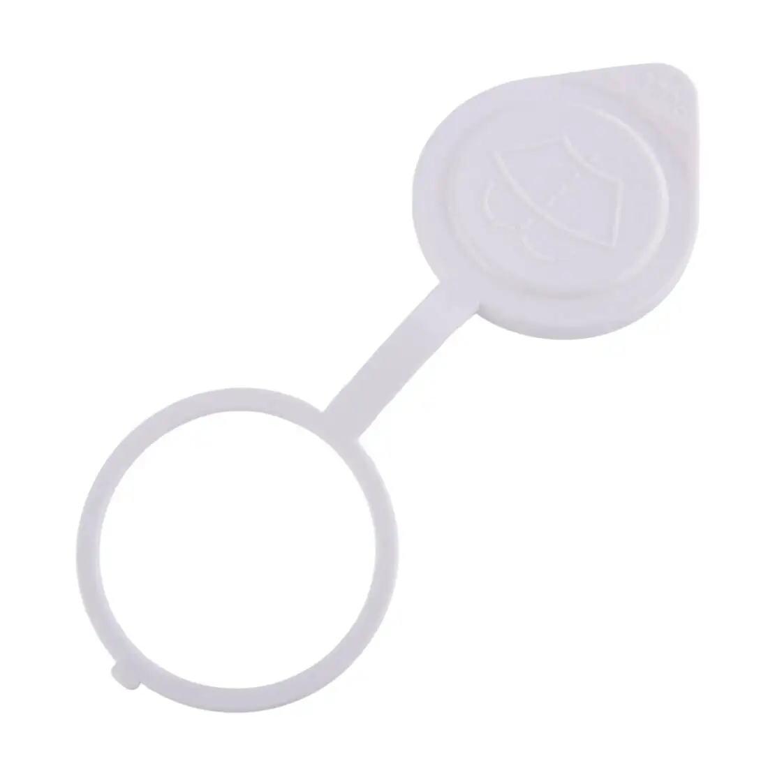 Couvercle de bouchon de réservoir de liquide de lave-glace d'essuie-glace MR597536, en plastique blanc adapté pour Mitsubishi Lancer Outlander