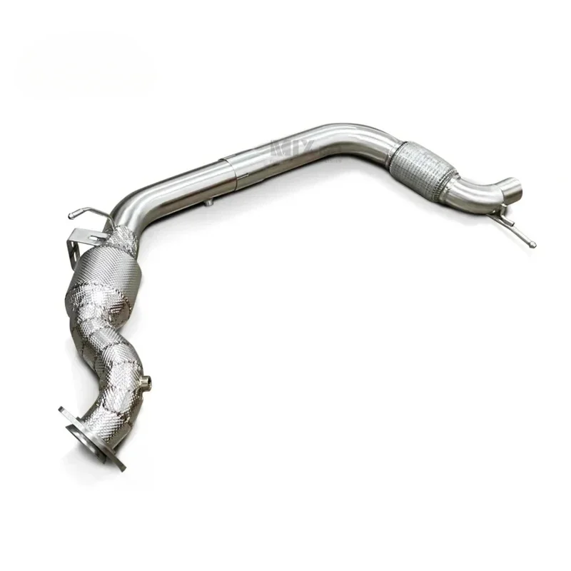 Catless High Exafter Flow Downpipe for Ford Mustang 2.3T, Quality Stainless Steel Car Exhatch Modification System