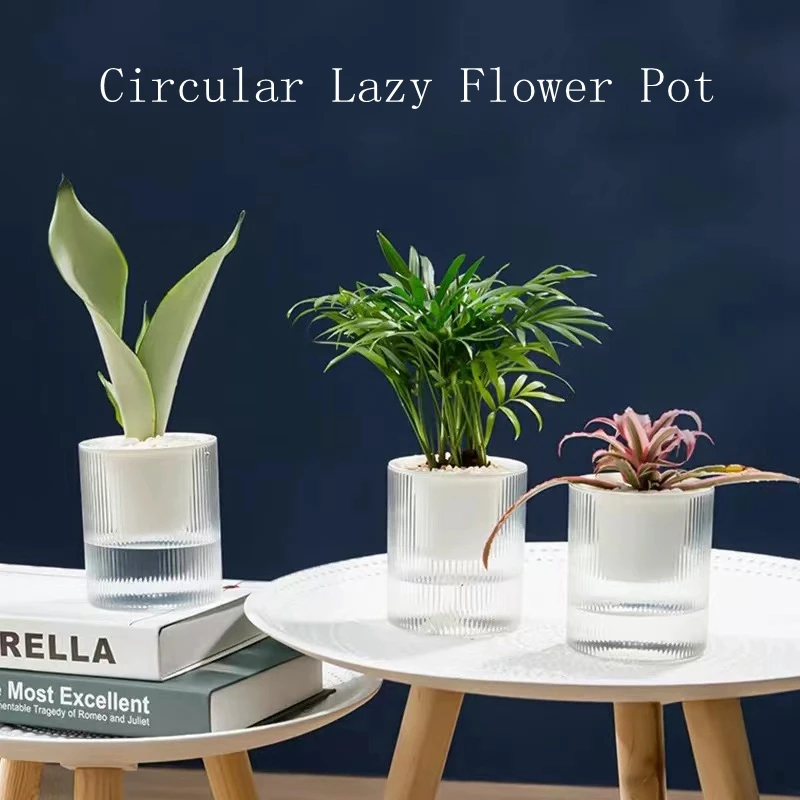 

Высококачественный автоматический водопоглощающий цветочный горшок с самополивающимся гидропонным цветочным горшком для растений, ваза для сочных растений, дома