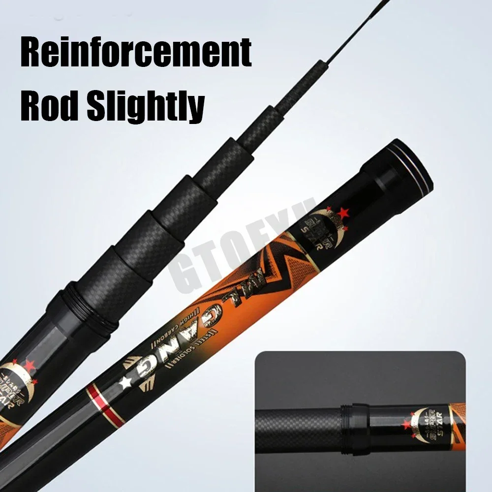 8M/10M/12M/14M/15M/16M Super Light long Hard 19H Carbon Fiber Hand Fishing  Rod high quality Telescopic Fishing Pole Stream Rod - AliExpress 18