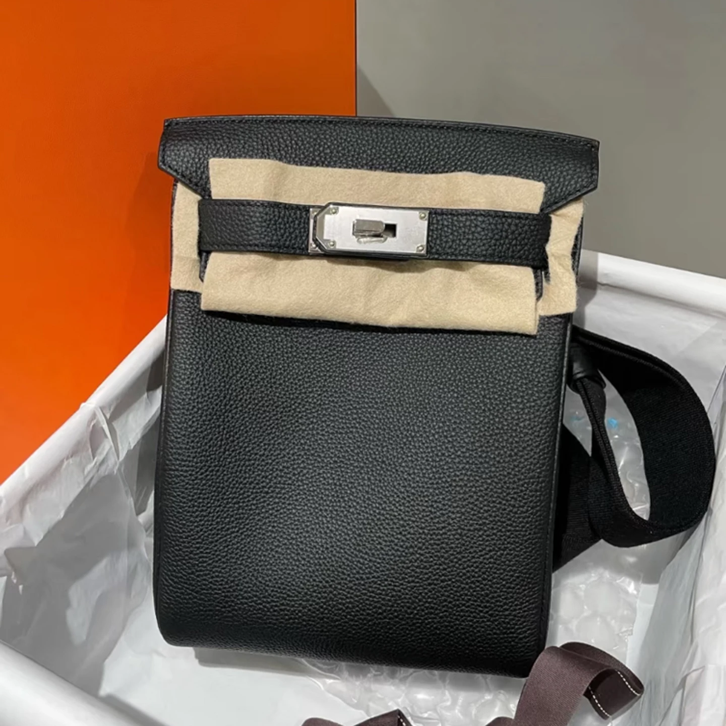 Bolsa Transversal de Couro de Vaca de Camada Superior Estilosa sex Estilo Neutro Casual Bolsa de Ombro de Couro io For...