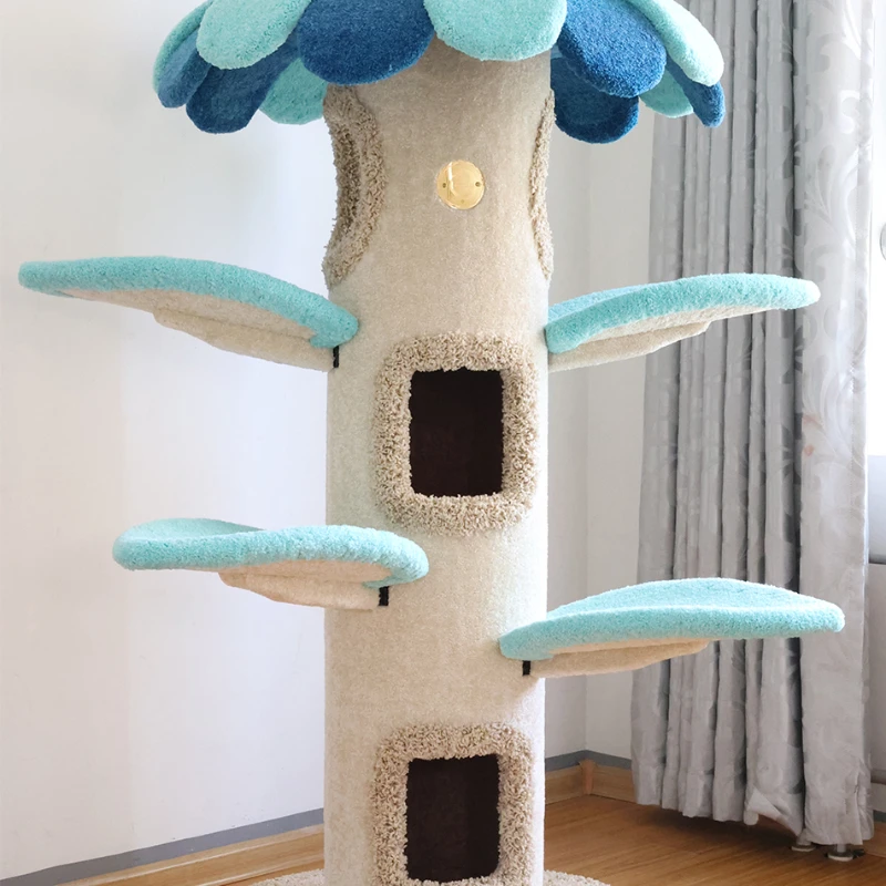 Camily Sunflower Cat Crawler Tree Grabbing Board Integrated Nest Castle