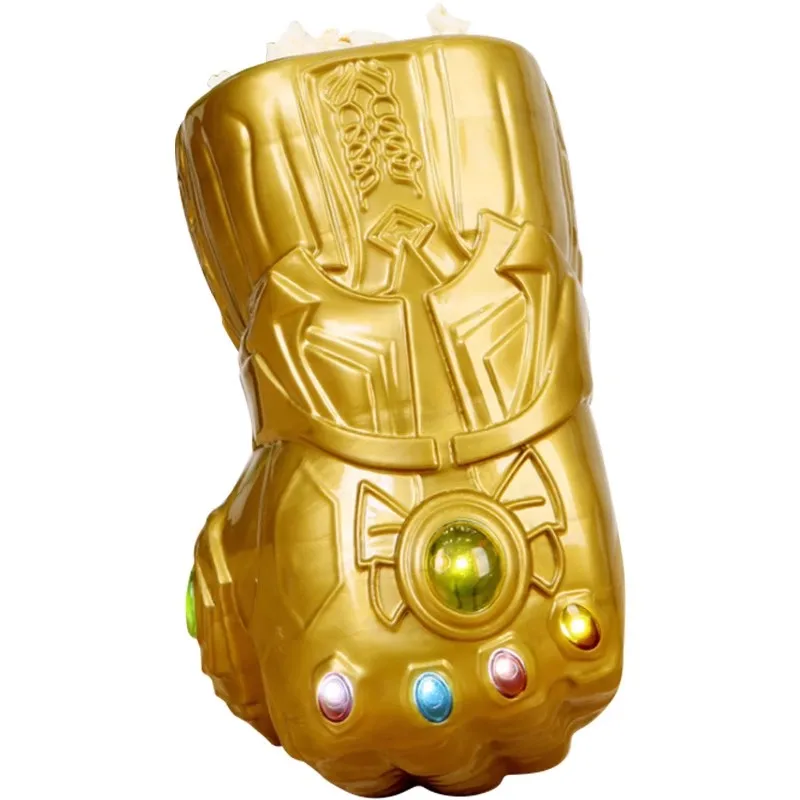 Avengers Thanos Infinity Gauntlet Popcorn Bucket Storge 64oz LED Cosplay Golve Gifts