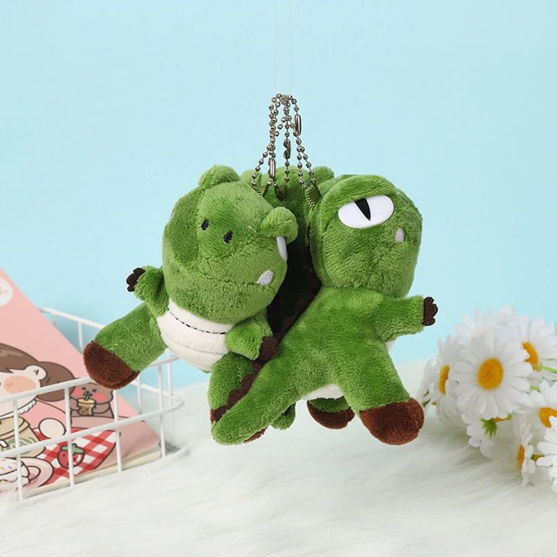 1Pc pluche dinosaurus rugzak hanger Tyrannosaurus Rex sleutelhanger pop schattige schooltas charme pluche huisdier