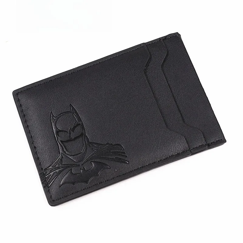 

2026 Hot New Leather Bat Wallet Personalized Superhero Mask Card Holder Bat ID Heroic Wallet Gift