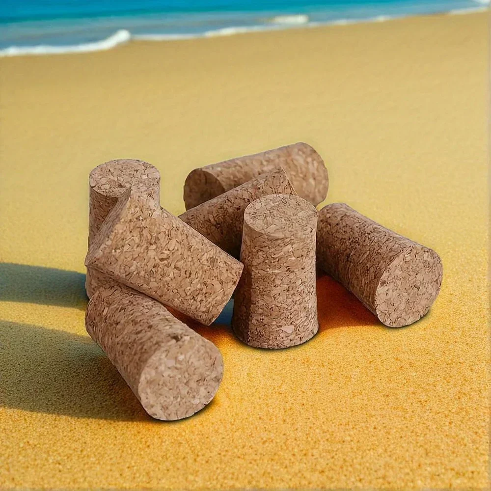 

2026-25/50pcs Natural Soft Wood Corks - Tapered Beer Bottle Stoppers for Wine Making Made from High-Quality Cork Material