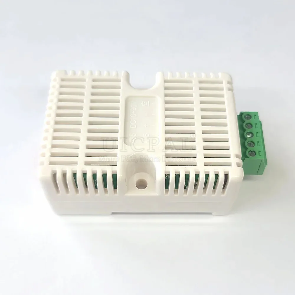 SHT30 Temperature Humidity Sensor 35MM DIN Tracks Output RS485 Modbus Protocol Industrial Sensors Monitor Transmitter 5Pin