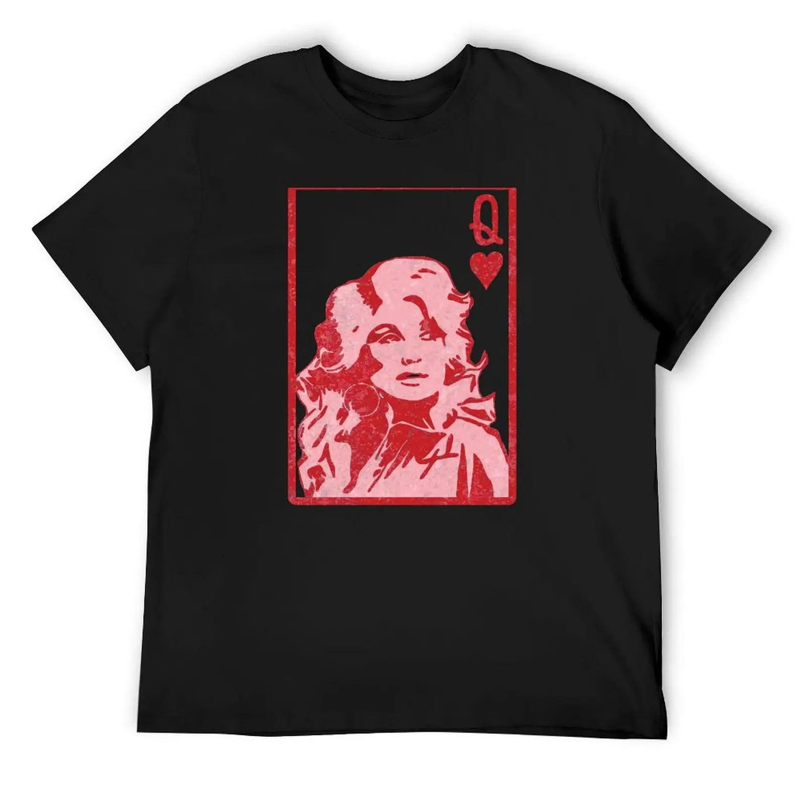 Dolly Queen Of hearts Card Valentine’s Day Valentine T-Shirt graphic t shirts shirts graphic tees customs T-shirt men