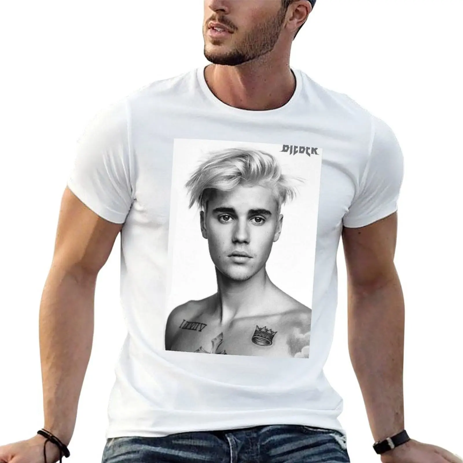 The Evolution of JustiinBiieber T-Shirt tshirts personalised funny gifts cotton t shirt men