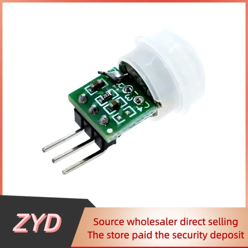 ZYD 10PCS/Lot Sensor Automatic Detector Module AM312 Sensor DC 2.7 to 12V Mini IR Pyroelectric Infrared PIR Motion Human