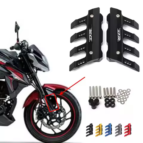 For Haojue Suzuki DR160 DR160S DR300 TWin Motorcycle Mudguard Front Fork Protector Guard Block Front Fender Slider Accessories