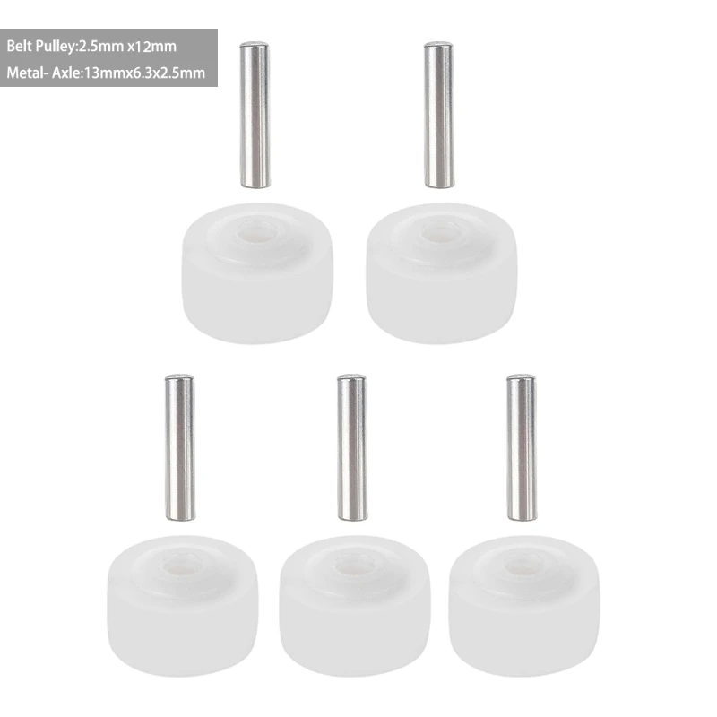 5PCS Cartridge Radio Roller Metal Pack Tape Recorder Pressure Cassette Belt Tape Recorder Pressure Cassette Belts