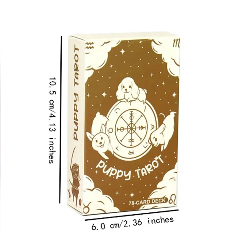 High-Quality Puppy Tarot Card Leisure Entertainment Games Card Family Gatherings Tarot Games Card 78 Card Deck