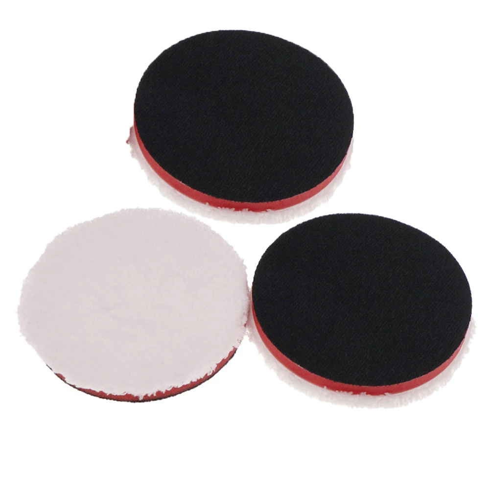 

3pcs 125mm 5In Thickened Sponge Buffing Pads Backing Pads Polishing Disc For Car Waxing Polishing Accessories