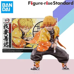 Bandai Original Figure-rise Standard FRS Demon Slayer Anime Model AGATSUMA ZENITSU Figure Assembly Model Kit Toy Gift for Kids