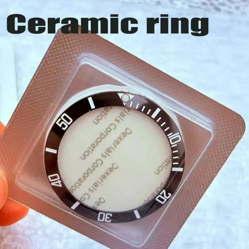 Suitable for Rolex Black Ghost Ceramic Ring Scale Outer Diameter: 38mm Watch Accessories