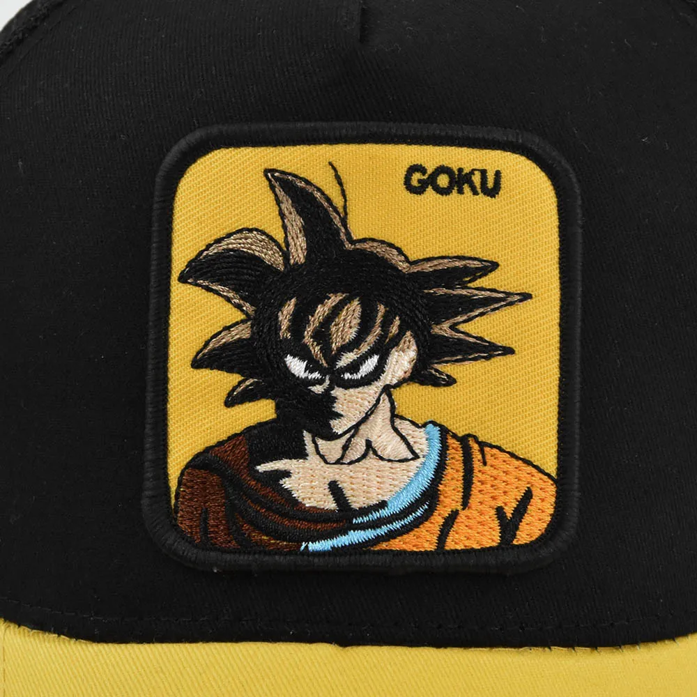 Wysokiej marka jakości czapka z daszkiem mężczyźni kobiety czapka z daszkiem oddychająca bawełna Anime GOKU Snapback Hip Hop lato czapka typu