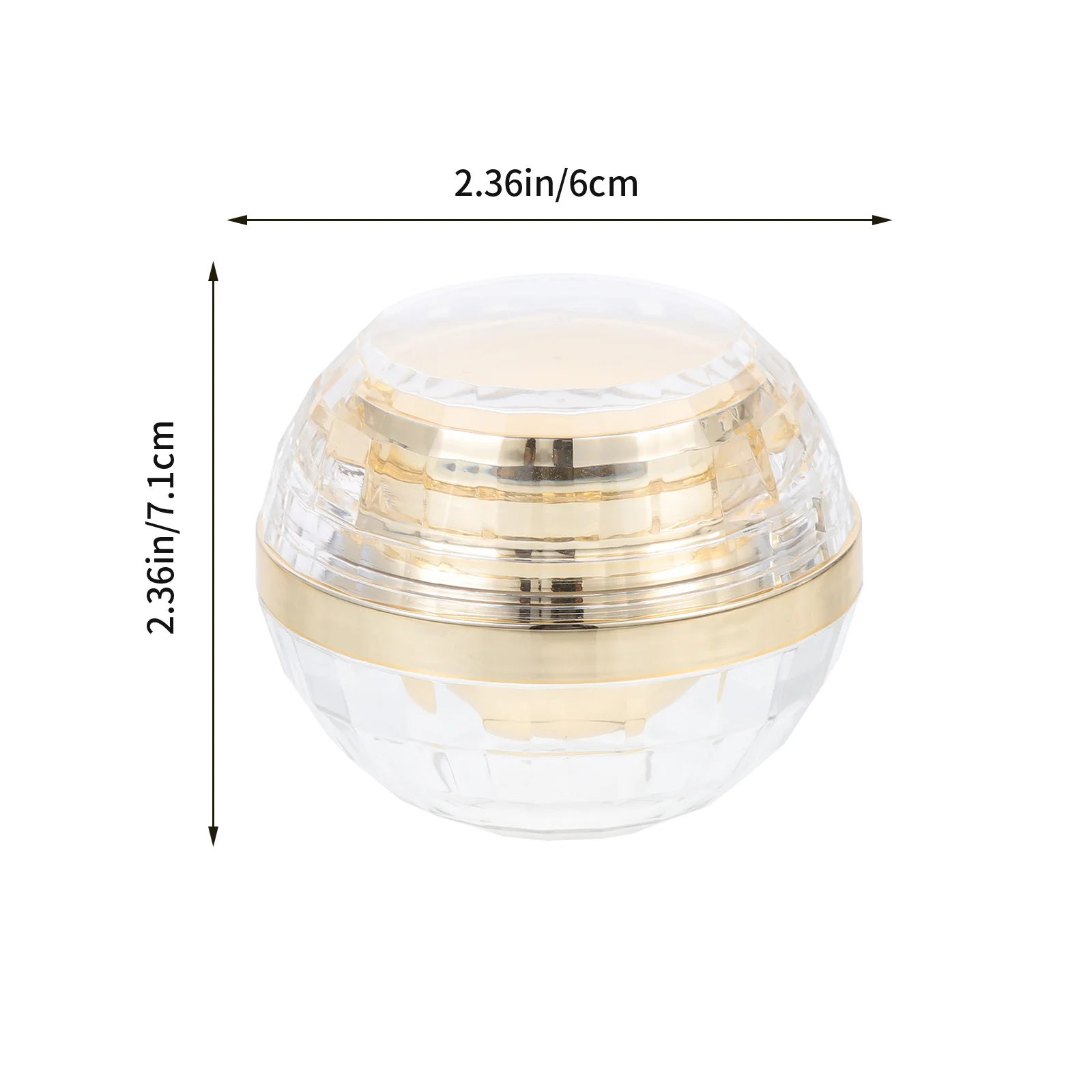Face Cream Container Leak Proof Portable Travel Storage Bottle For Ointments Lotions Cosmetics Refillable Empty Jar Sub