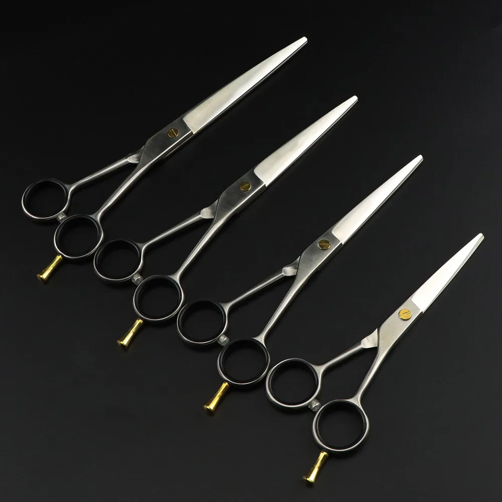 Professional JP 440c steel 5.5 6 6.5 7 '' Matte scissor cut hair scissors haircut barber cutting shears hairdressing scissors