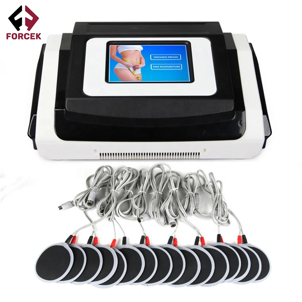 High Quality Pressotherapy Machine Lymphatic Massager With EMS Body Sliming  Suit Press Therapy Device For Salon Spa Use