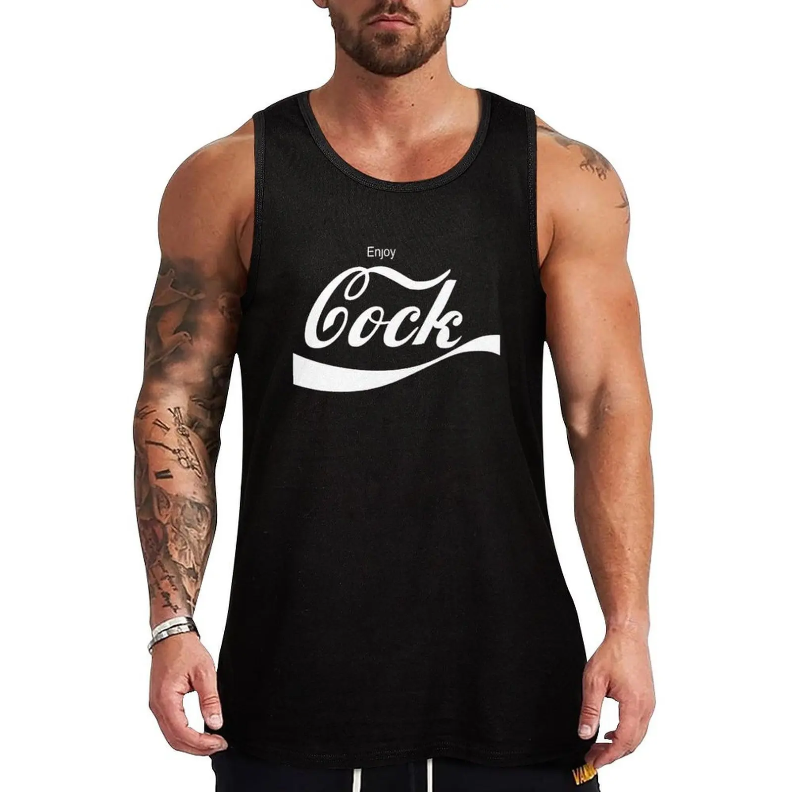 

Refreshing Tank Top Athletic Fit Tank Top Quick Dry Training Sleeveless