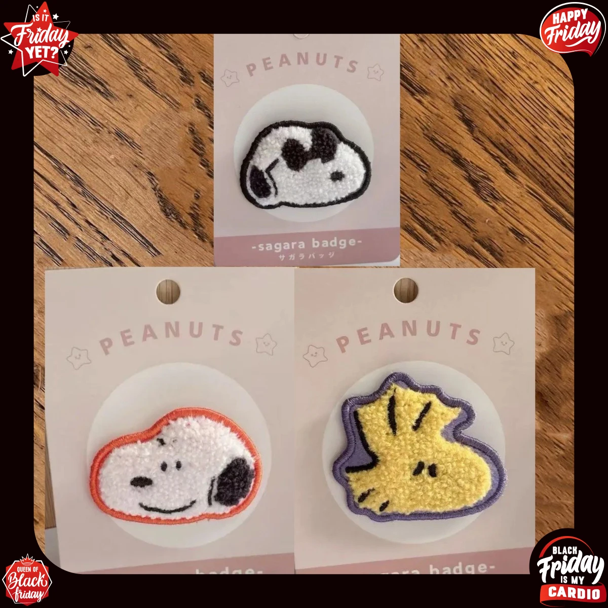 Lindo Parche Bordado de Snoopy, Broche de Anime Japonés de Charlie Brown y Tucker, Decoración DIY para Ropa, Regalo de Cumpleaños