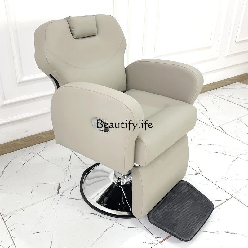

Barber shop oil head big chair hair salon special men's hair cutting retro reclining shaving physiotherapy chair