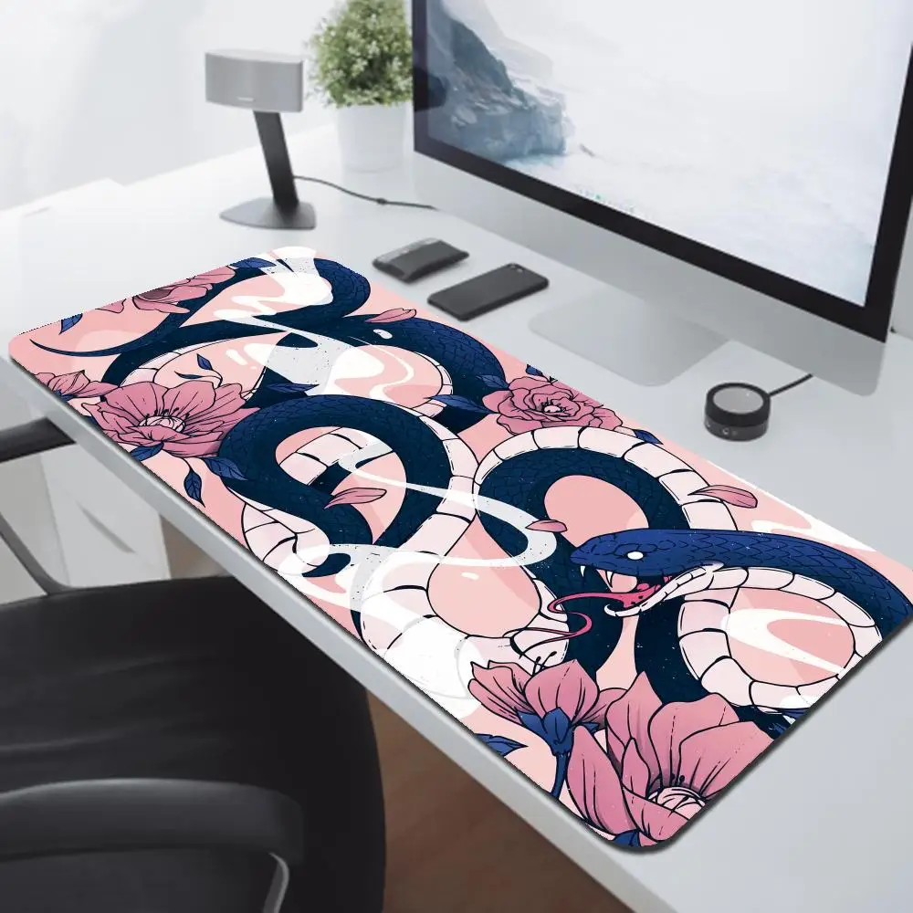 

Viper Snake Mouse Pad Gaming Accessories Pc Gamer Desk Mat Computer Table Keyboard Mousepad Cabinet Xxl Large 900x400 Carpet