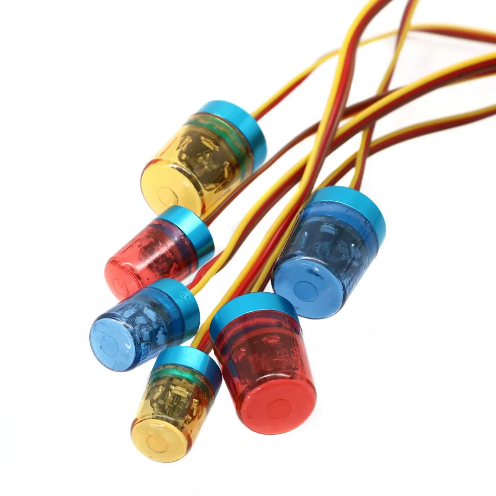 Spia per auto modello RC Lampada a LED per auto RC Luce con modalità di rotazione veloce e lenta con lampeggiante 4,8-6 V realizzata in plastica resistente