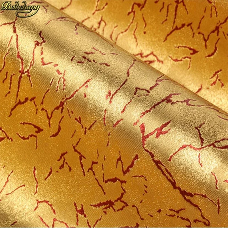 beibehang Modern simple turtle crack gold foil wallpaper bedroom living room KTV bar clubhouse background papel de parede