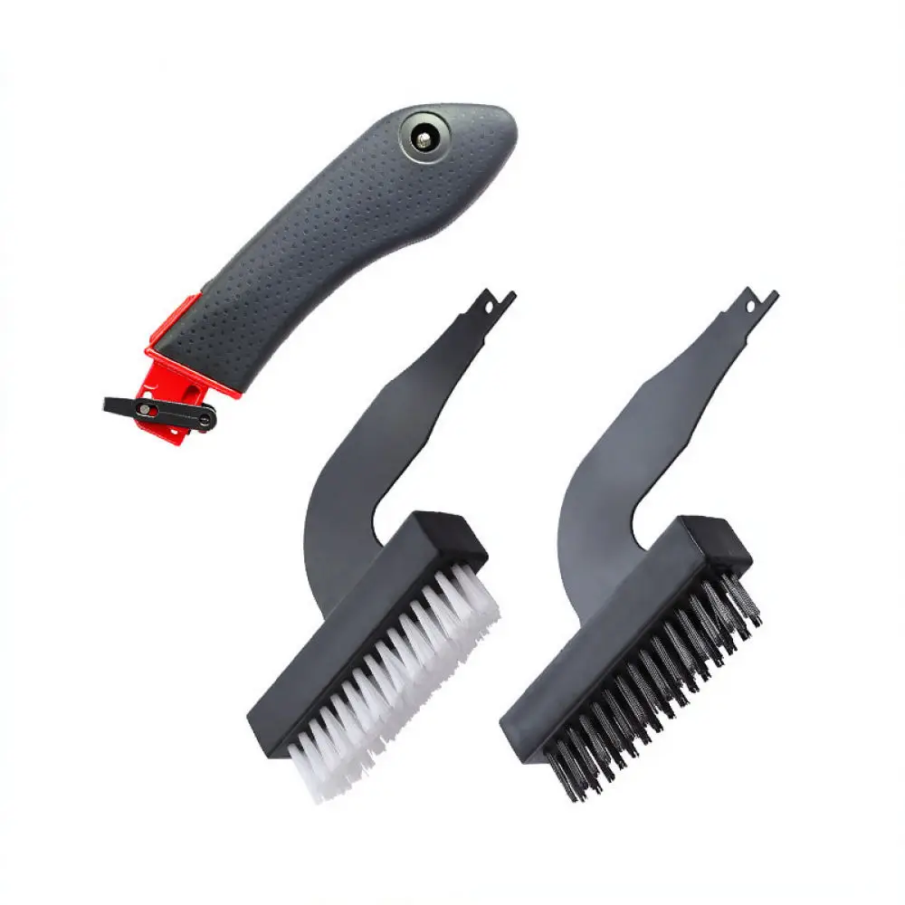 For RUITOOL Reciprocating Saw Attachment Power Cleaning Tool Steel Nylon Brush Scraper Rust Grinding Surface Prep