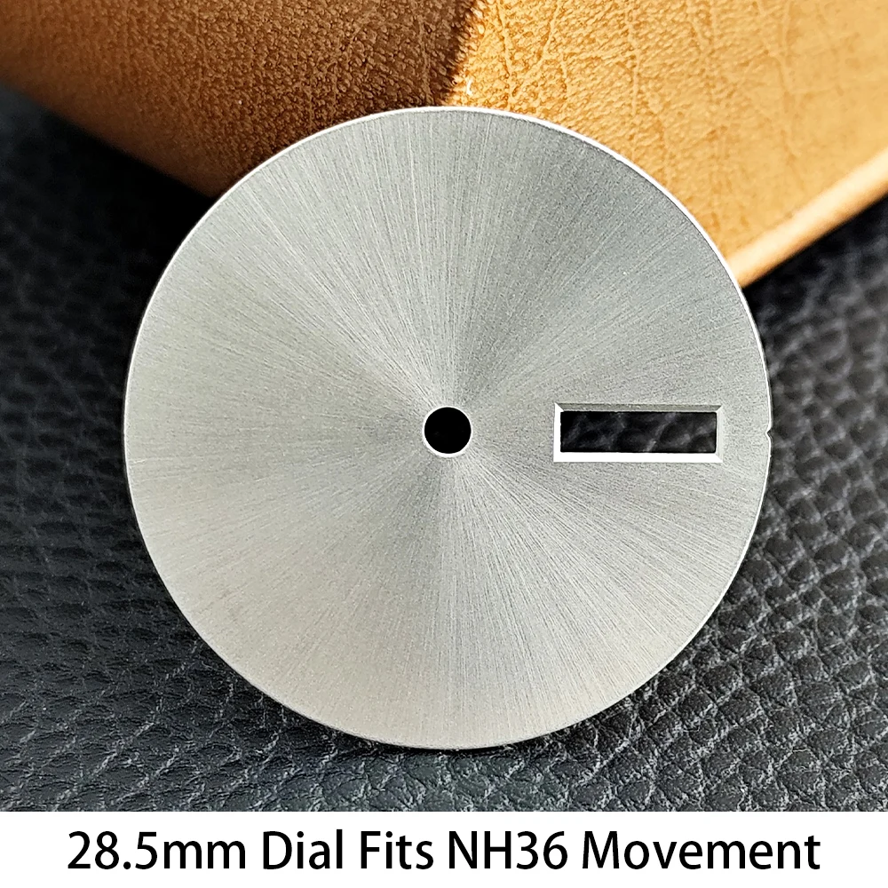 28,5mm Steriles Zifferblatt Passend für NH35 NH36 Uhrwerk Zubehör NH35 Zifferblatt Austauschbares Mechanisches Uhrenteil Herrenuhren – Detail 2