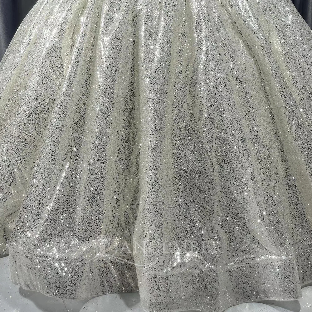 Abiti da sposa personalizzati con maniche lunghe e maniche lunghe, perline, pizzo, abiti da sposa da donna, con lacci sul retro, scoop, плаisakiе с eusдебн