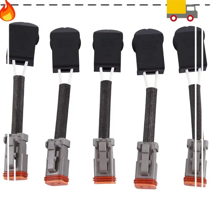

5Pcs Common Rail Injector Plug Cable Connector 3071626 For Cumminss ISM11 QSM11 Engine M11 Diesel
