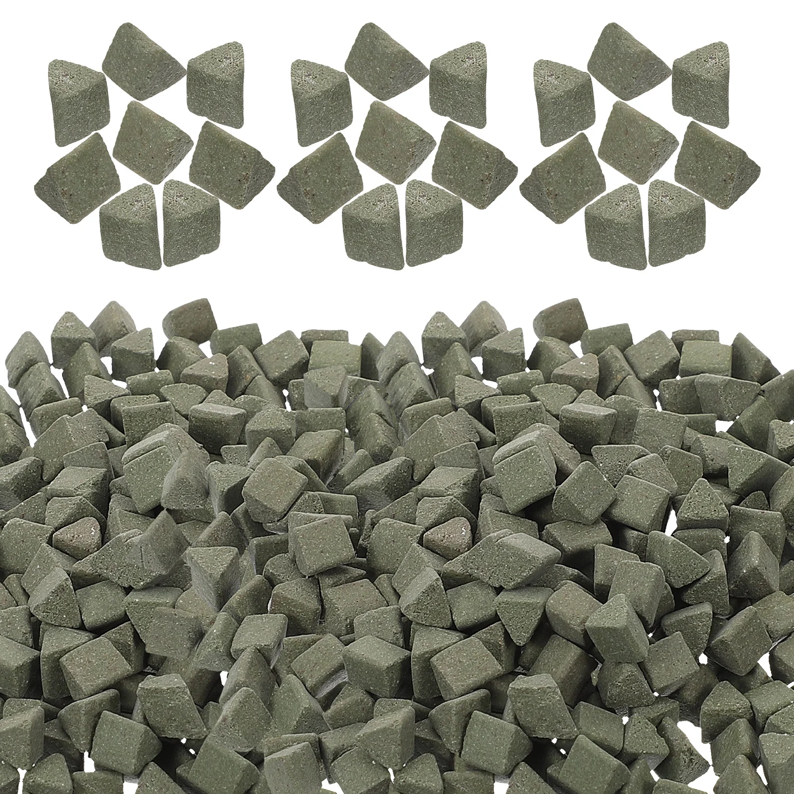 1 حقيبة السيراميك مثلث جلخ للمجوهرات تلميع سريع تلميع التلميع طحن الحرفية Diy بها بنفسك روك الخزف الاهتزاز وسائل الإعلام #4