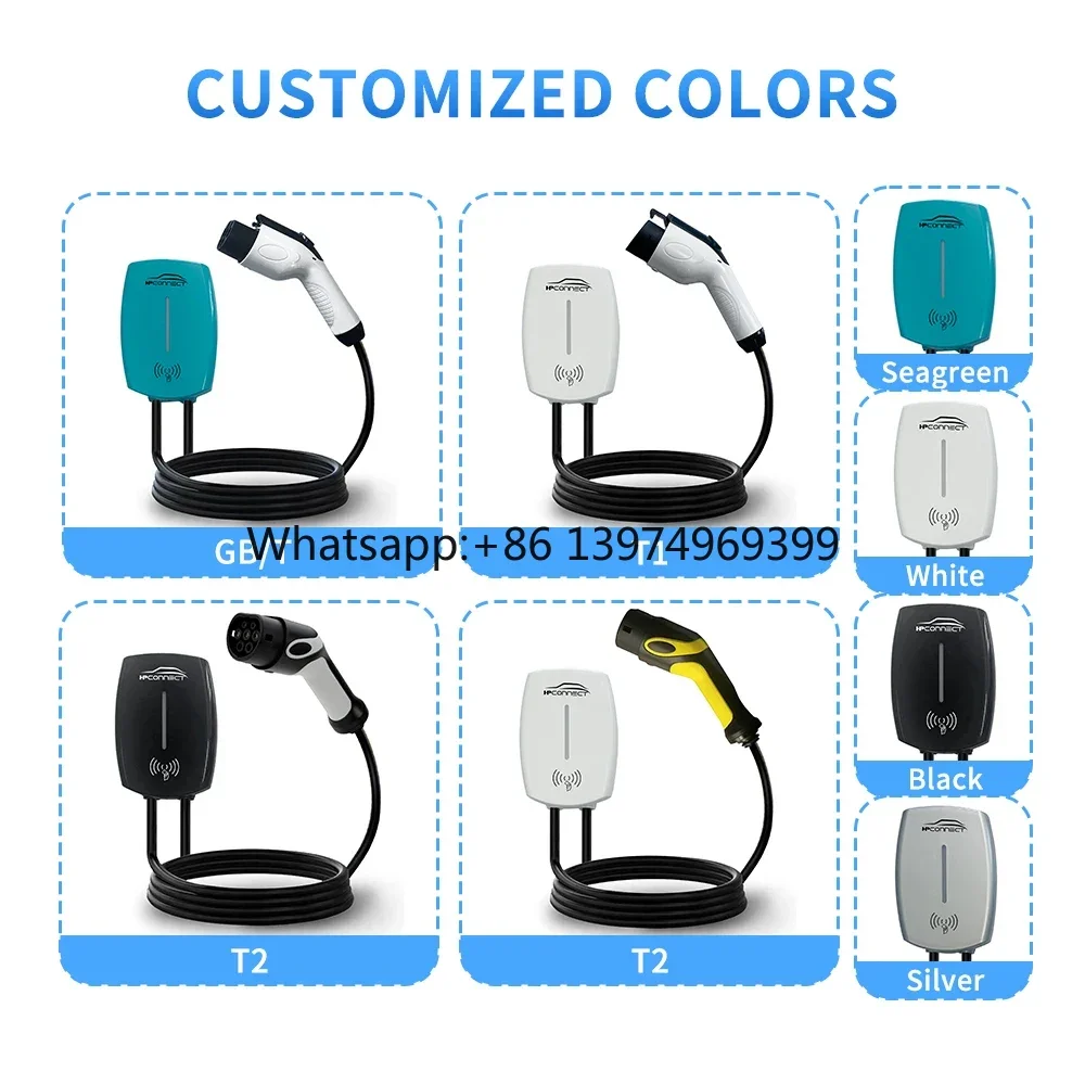 3.5kw 7kw 16A 32A IEC Wall Box Charging Station Wallbox Ev Charger