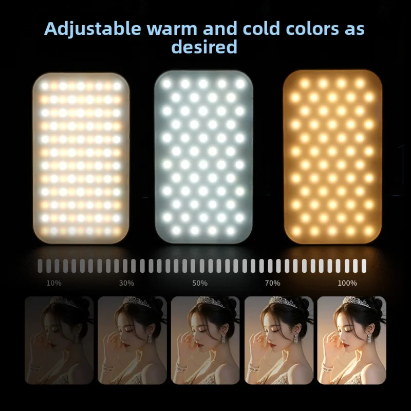 ไฟเติม LED ANLAIKE N13 แบบพกพาพร้อมคลิป ไฟเติมมือถือขนาดเล็ก ไฟเซลฟี่กลางแจ้งขนาดเล็ก