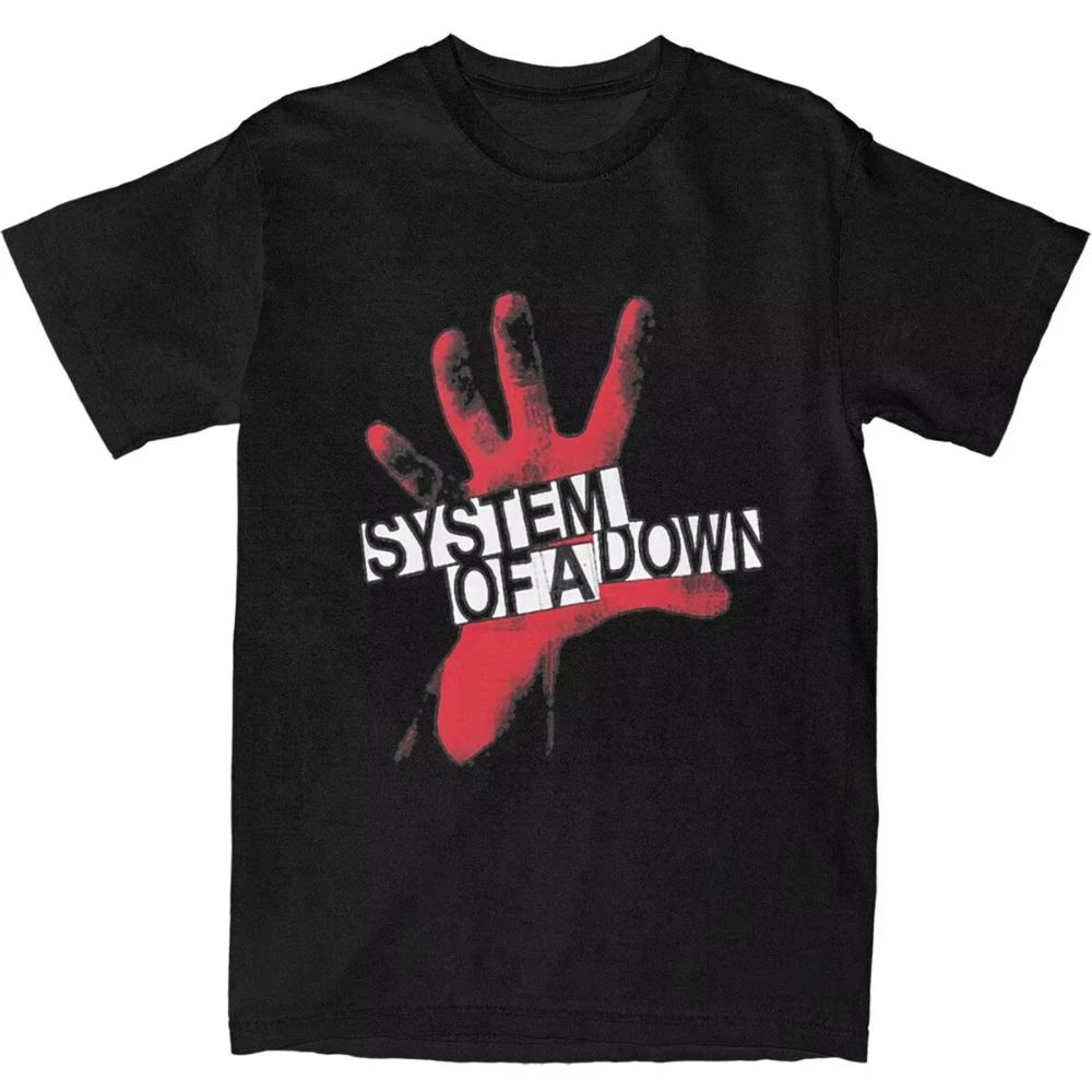 

Футболка System of A Down, летняя музыкальная забавная футболка с логотипом, потрясающие футболки, хлопковая футболка в стиле хип-хоп для мужчин и женщин, повседневный топ с короткими рукавами