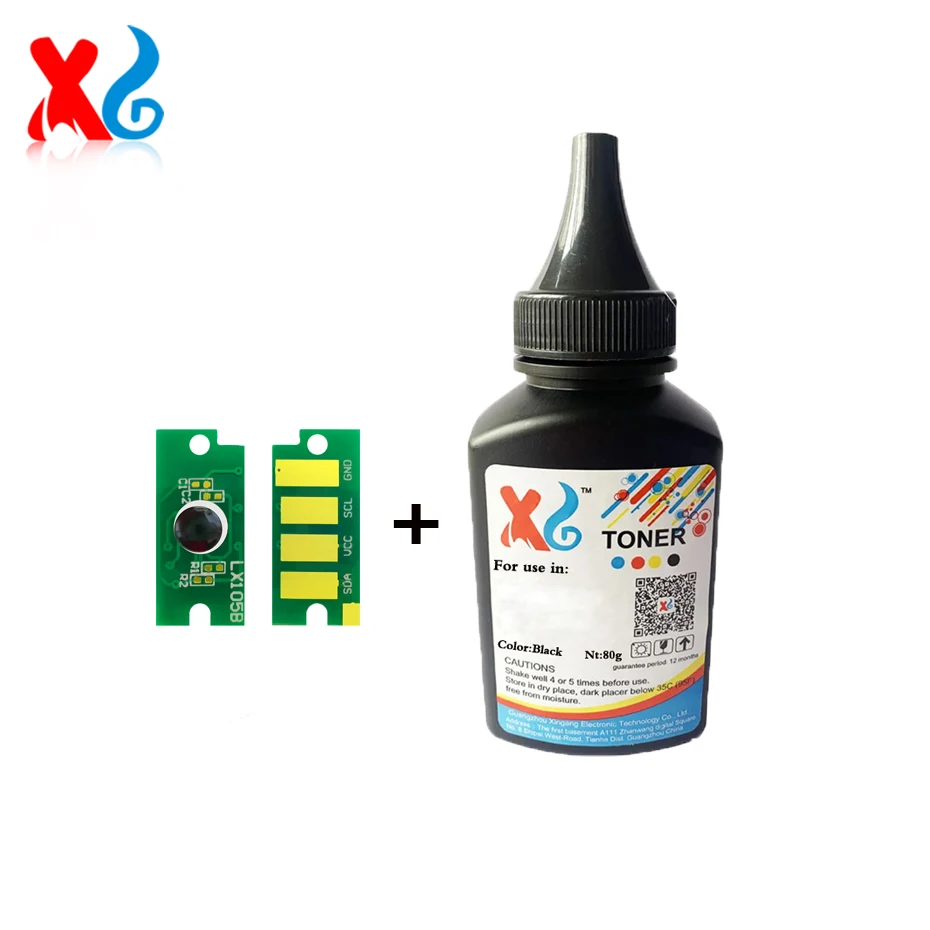 

106R02182 106R02183 Тонер-порошок и чип для лазерного принтера Xerox Phaser 3010 3040 WorkCentre 3045 3045b 2300 страниц