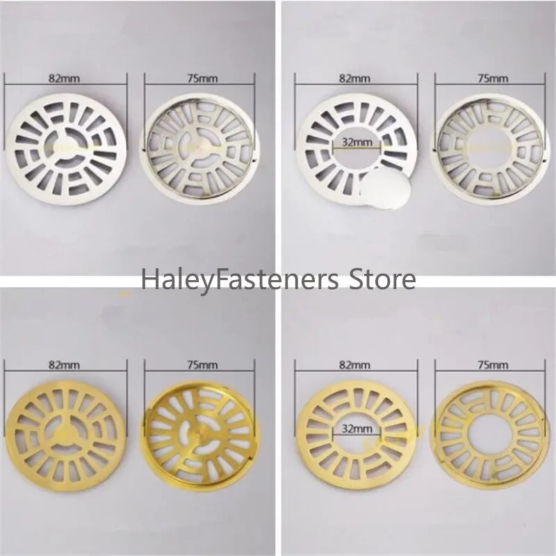 82mm Antique Brass Kitchen Sink Strainer Stopper Strainers Bathroom Deodorant Shower Floor Drains Cover Sewer Filter Sinks
