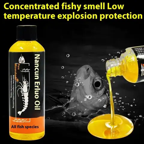 1/2Pcs Antarctic Krill Oil Fishing Bait Attractant, High Protein Lure For Silver Carp & Carp Angling Bait Additive