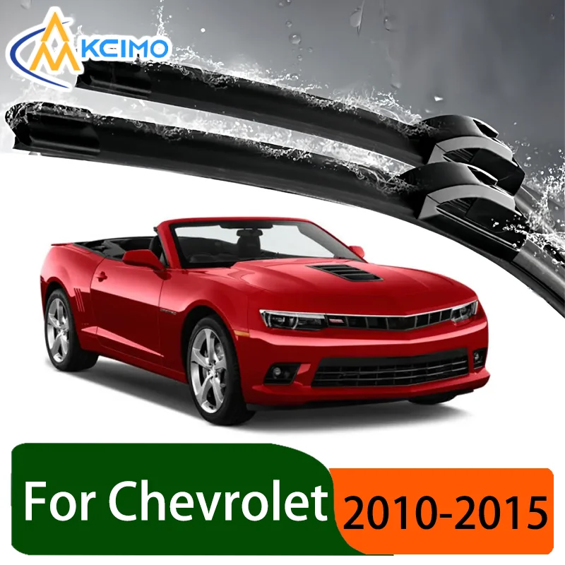 

Silent Black Front Wiper Blades Set for Chevrolet Camaro 2010–2015 2011 Auto Windscreen Windshield Window Wiper Accessories