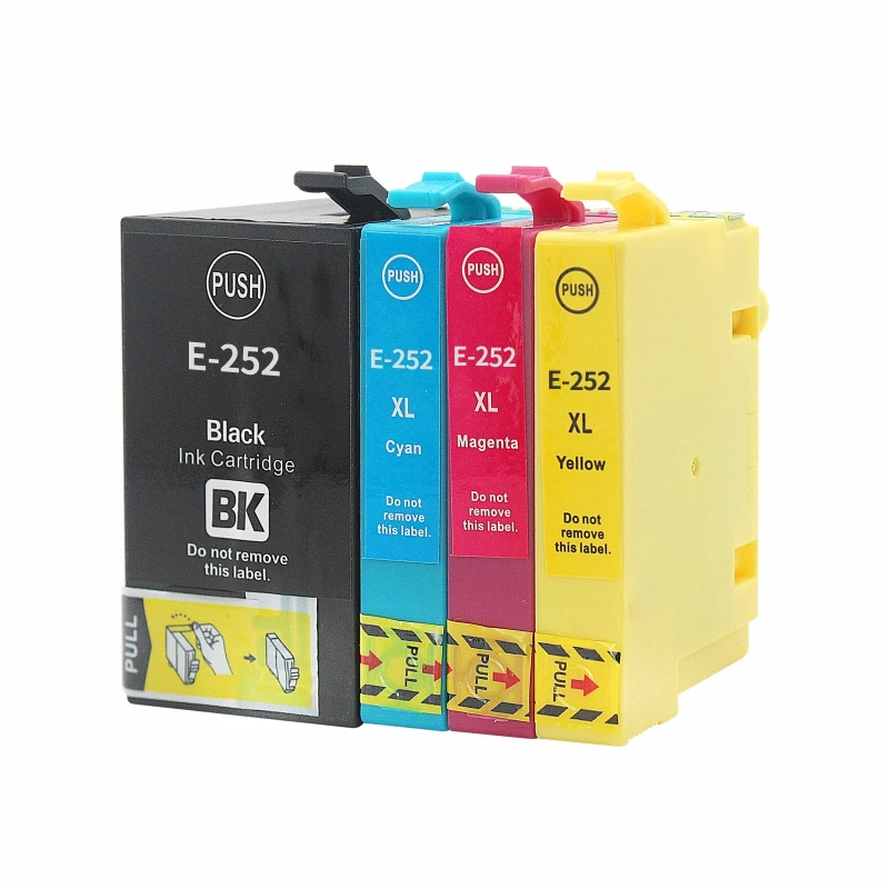 T252XL 252XL 252 XL E-252XL Ink Cartridge Compatible for Epson WorkForce WF-3620 3640 7110 7210 7610 7620 7710 7720 Printer