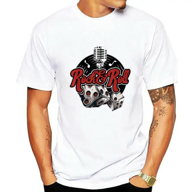 

Rock Roll Sock Hop Party Theme 0S Music Band Black T-Shirt 6 2022 Cool Tees