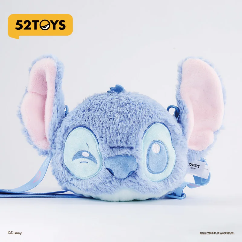 Disney Stitch 52toys Genuine Crossbody Plush Itabag Doll Bag Cute Gacha Merch Versatile Backpack Peripheral Plush Phone Rope
