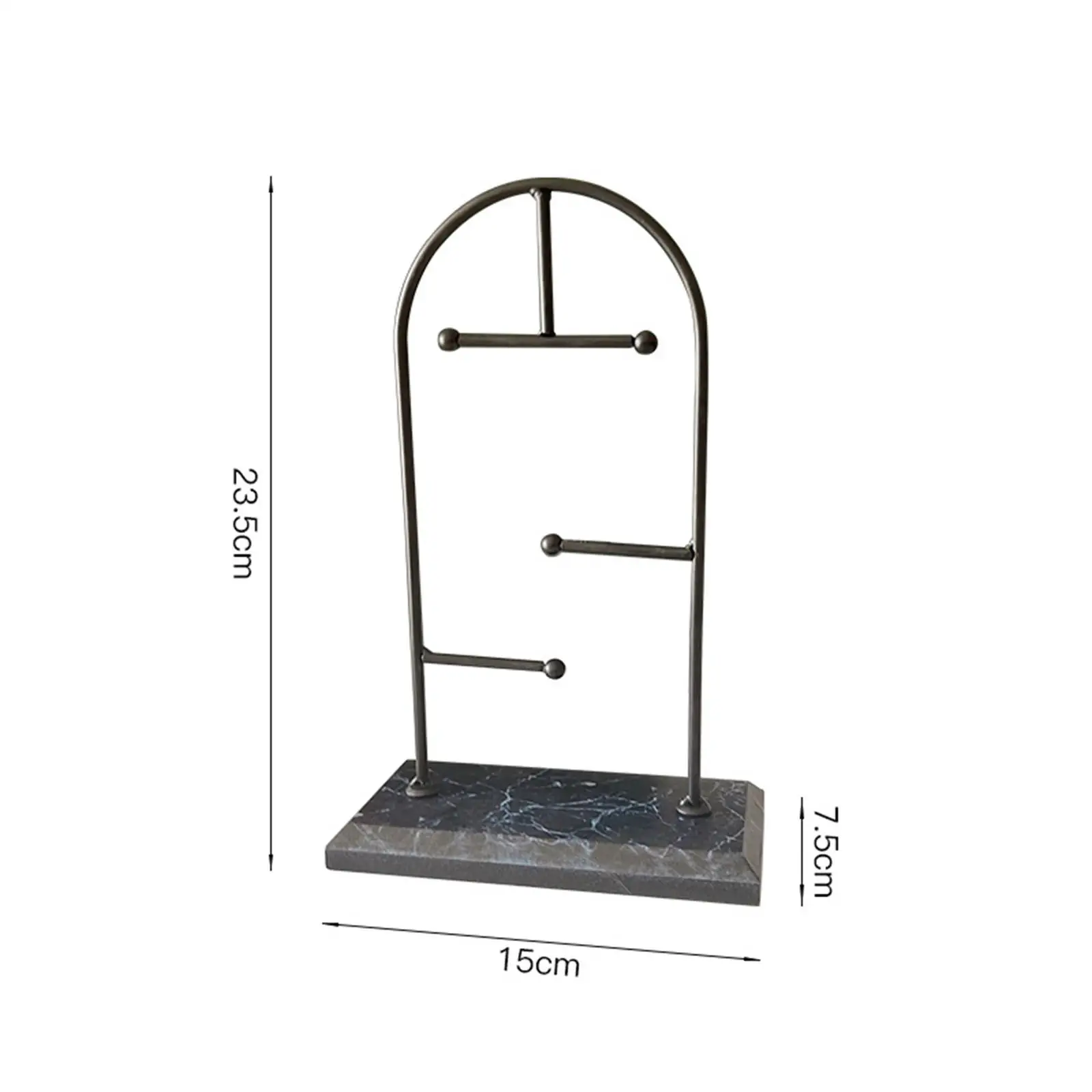 Earrings Storage Rack Necklace Holder Rings Women Pendants Necklace Jewelry Organizer Jewelry Stand for Home Bedroom Tabletop