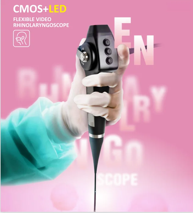 LTEF22 Novo Modelo Nasofaringos Hospitalar Tipo HD Endoscópio Médico Máquina Ent Vídeo Rinolaringoscópio