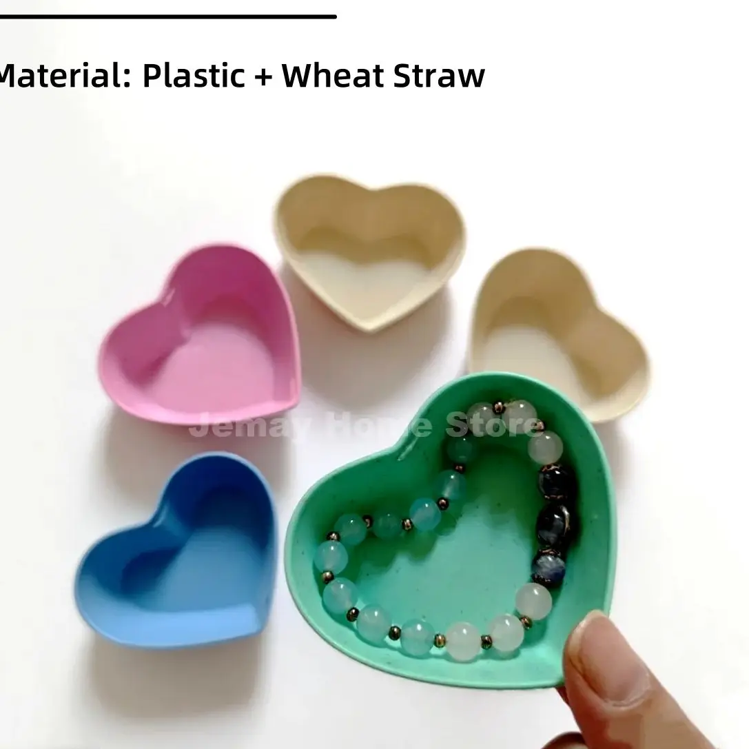 16Pcs Kitchen Bowl Wheat Straw Sauce Dish Korean Style Kitchen Restaurant Plate Pet Feed Bowl Hamster Rabbit Guinea Pig Bowls