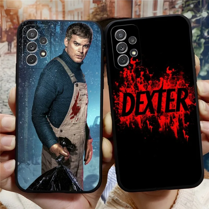 TV Show Dexter Morgan Phone Case For Samsung A24 A14 A50 A52 A51 A53 A33 A13 A22 A31 A54 A03S A32 A21 A34 A42 Black Cover