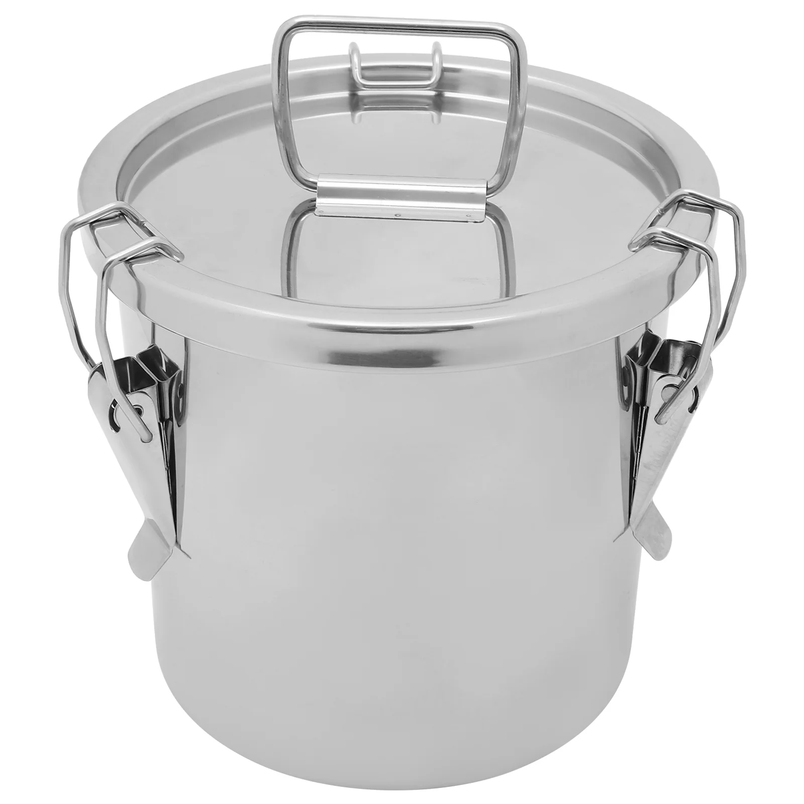 Stainless Steel Sealed Bucket Food Storage Container Milk Jug Containers with Lids 01 Multi-function Dried Fruit Jar Oil